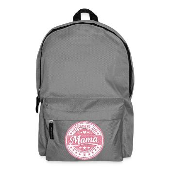 Befördert zur Mama Geschenk - Rucksack - Mittelgrau - Vorne