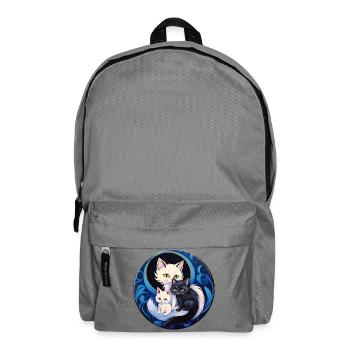 Moon Cat Trio - Backpack - elephant grey - Front