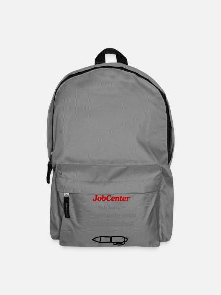 Jobcenter Sanktionenbescheid Meme - Rucksack - Mittelgrau