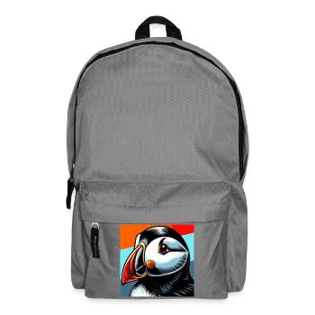 Papageitaucher - Rucksack - Mittelgrau - Vorne