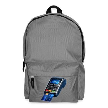 Contactless Payment Terminal Design - Backpack - elephant grey - Front