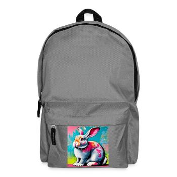 Kaninchen - Rucksack - Mittelgrau - Vorne