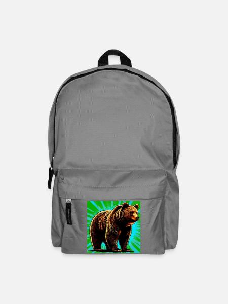 Bär - Rucksack - Mittelgrau