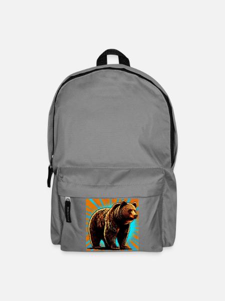 Bär - Rucksack - Mittelgrau
