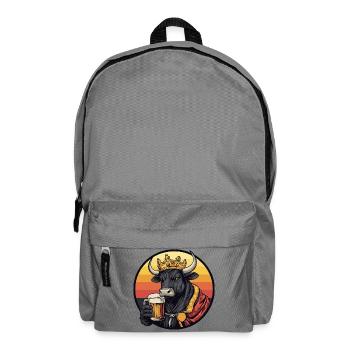 Bull Beer Drôle - Sac à dos - gris éléphant - Devant
