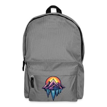 Eisberge Symbol Berge - Backpack - elephant grey - Front