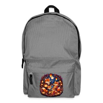 Fuchs-Familie Lanternenfest - Rucksack - Mittelgrau - Vorne