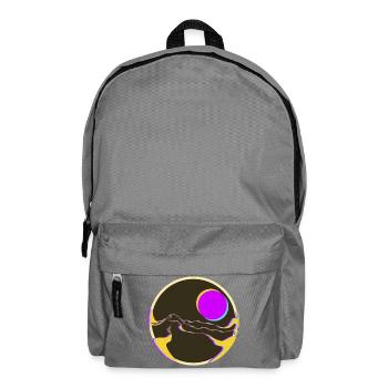  Neonberge mit Sonne  - Rucksack - Mittelgrau - Vorne