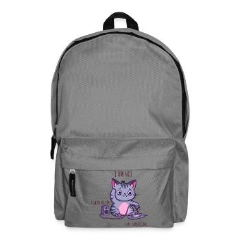 I’m Not Ignoring You, I’m Unplugging - Backpack - elephant grey - Front