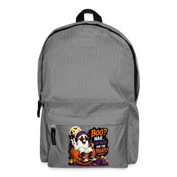 Halloween cute ghost - Backpack - elephant grey - Front