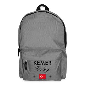 Kemer Turkey Coordinates Travel Souvenir - Backpack - elephant grey - Front