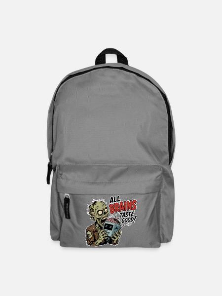 Zombie KI Halloween - Rucksack - Mittelgrau