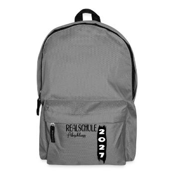Realschule 2027 Abschluss - Rucksack - Mittelgrau - Vorne