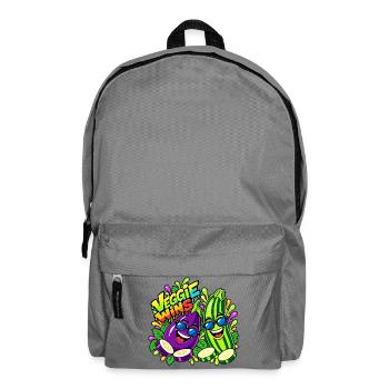 Aubergine Zucchini - Rucksack - Mittelgrau - Vorne