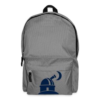 Sternwarte Observatorium Logo - Rucksack - Mittelgrau - Vorne
