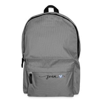 Sven Name Kalligrafie Schrift - Rucksack - Mittelgrau - Vorne