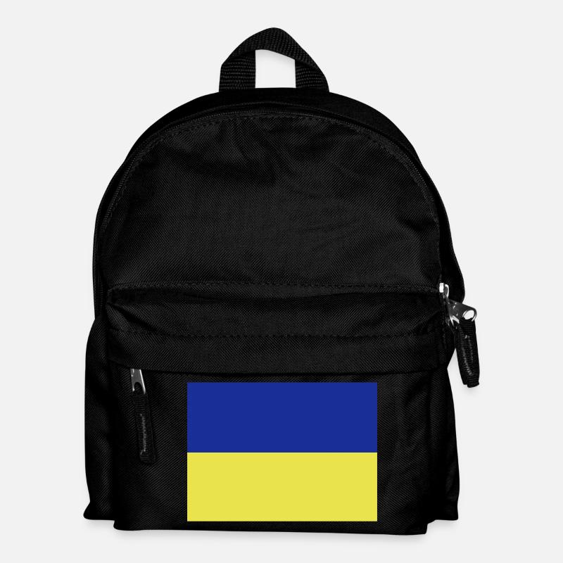 fahne_ukraine - Kinder Rucksack - Schwarz