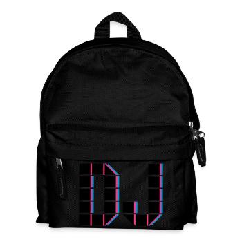 DJ - Kinder Rucksack - Schwarz - Vorne
