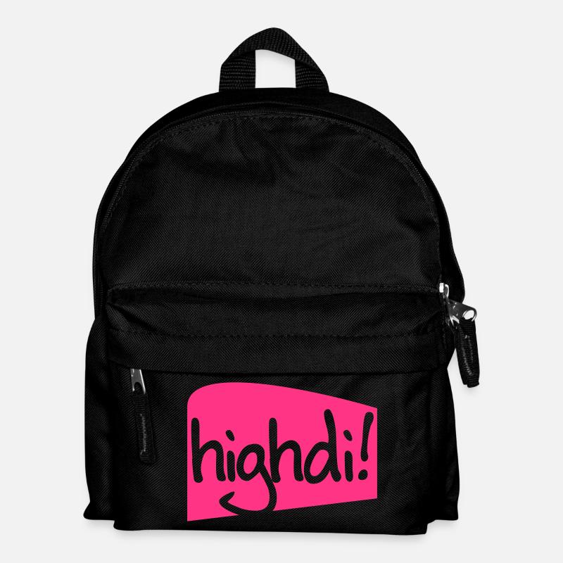 hyghdi heido heida - Kinder Rucksack - Schwarz