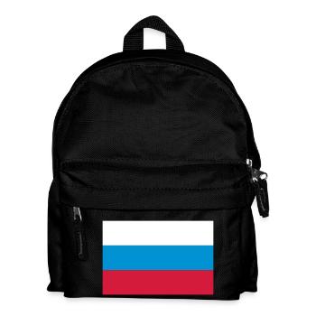 russia flag - Kids' Backpack - black - Front