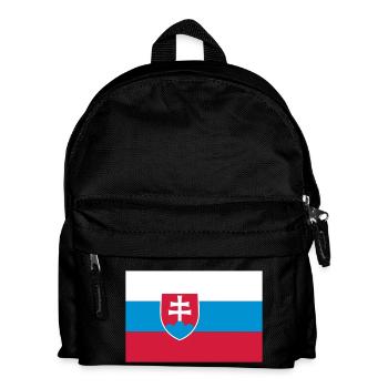 slovakia flag - Sac à dos Enfant - noir - Devant