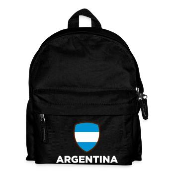 Drapeau national de l'Argentine - Sac à dos Enfant - noir - Devant