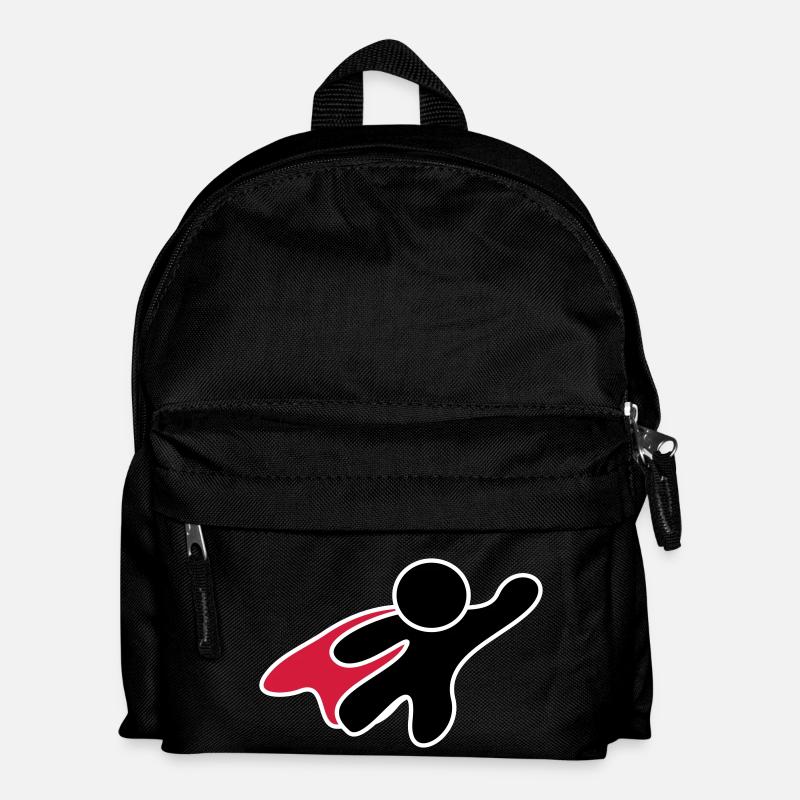 Superhero - Kinder Rucksack - Schwarz