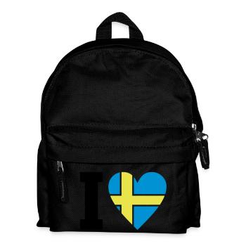 schweden_ilove_50 - Sac à dos Enfant - noir - Devant