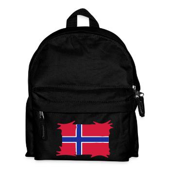 norwegen3 - Kinder Rucksack - Schwarz - Vorne