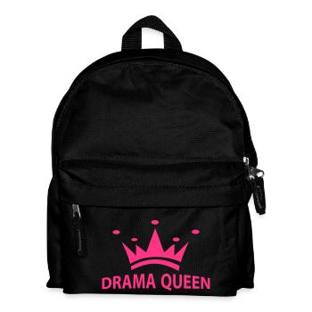 Drama_Queen - Kinder Rucksack - Schwarz - Vorne
