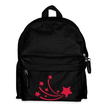 shooting_stars_2 - Kids' Backpack - black - Front
