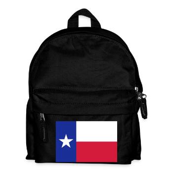 Flag Texas - Kids' Backpack - black - Front