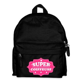Super coiffeuse - Kids' Backpack - black - Front