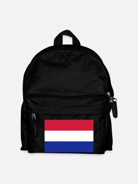 Flagge Niederlande (Holland) / Holland Flagge - Kinder Rucksack - Schwarz