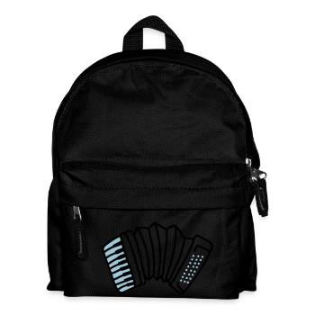 accordion - Kids' Backpack - black - Front