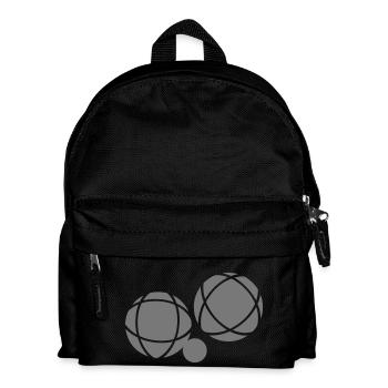 Ball pétanque cochonnet 506 - Kids' Backpack - black - Front