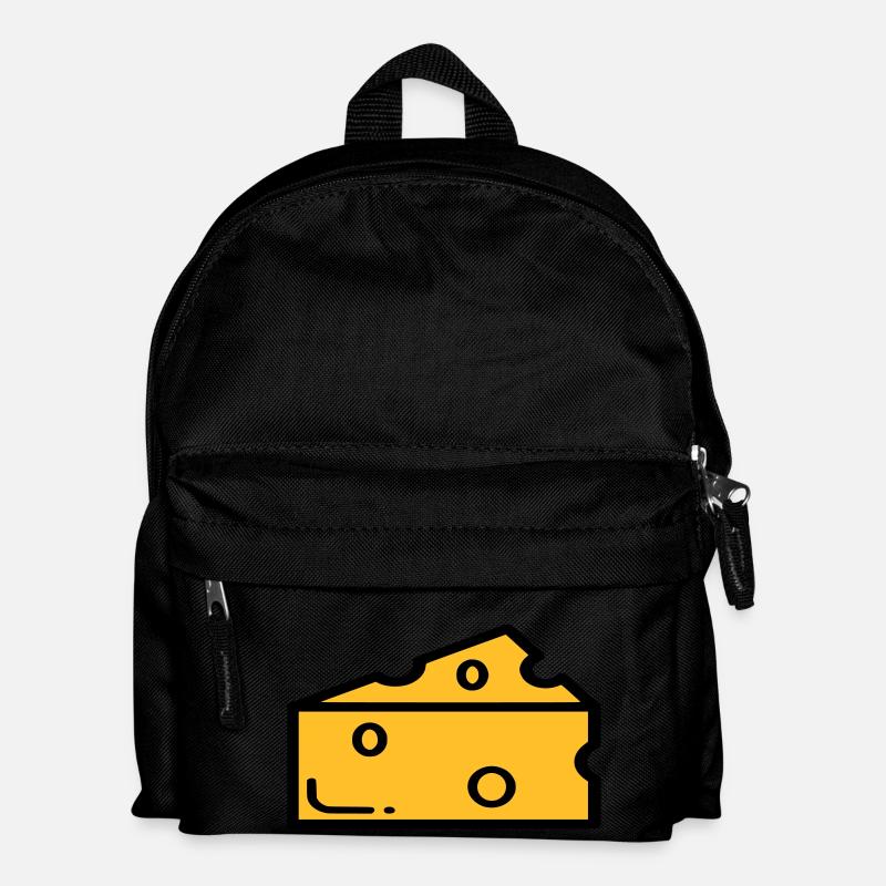 Käse - Kinder Rucksack - Schwarz