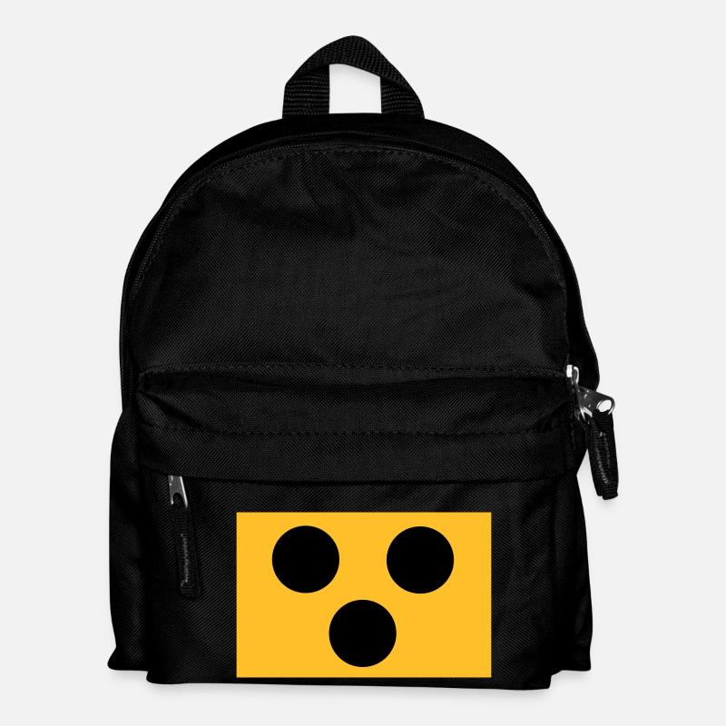 Blind - Blindenzeichen - Kinder Rucksack - Schwarz