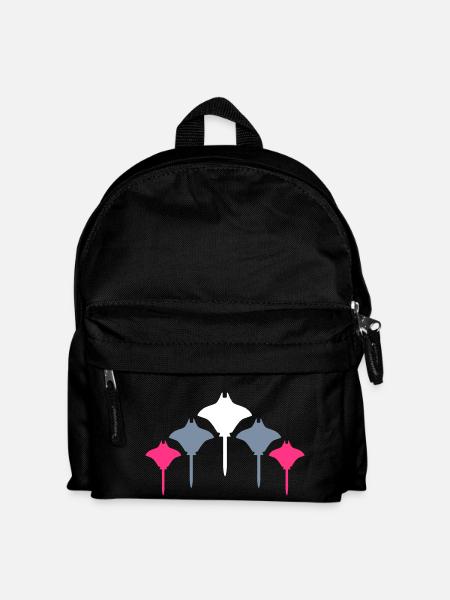rochen mehrere - Kinder Rucksack - Schwarz