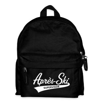 Après-Ski – Supervisor (Lettering Apres Ski / W) - Kids' Backpack - black - Front