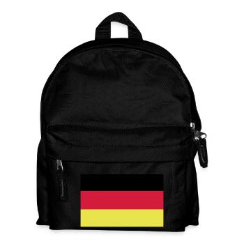 Drapeau allemand - Sac à dos Enfant - noir - Devant