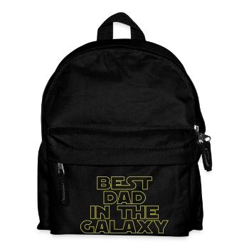Meilleur papa dans la galaxie - Sac à dos Enfant - noir - Devant