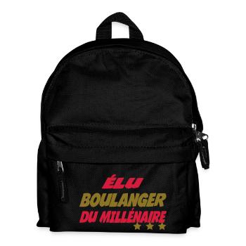 Elu BOULANGER du millénaire - Sac à dos Enfant - noir - Devant