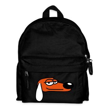 Chien A L’air cool Look détendu Guy Chill Dude - Sac à dos Enfant - noir - Devant