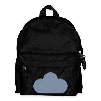 Wettersymbole - Wolke - Kinder Rucksack - Schwarz - Vorne