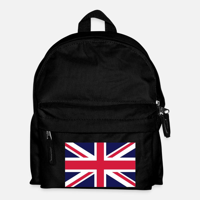 British Flag - Kids' Backpack - black