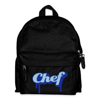 chef - Kids' Backpack - black - Front