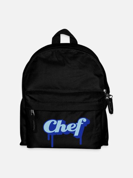 chef - Kinder Rucksack - Schwarz