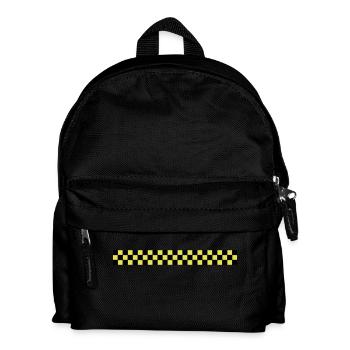 Caro 2 Warnbalken - Kinder Rucksack - Schwarz - Vorne