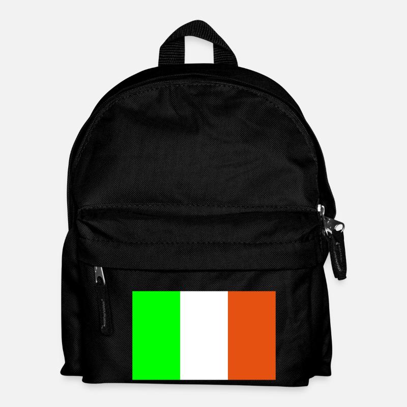 ireland flag - Kinder Rucksack - Schwarz